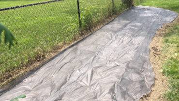 weed barrier prepared